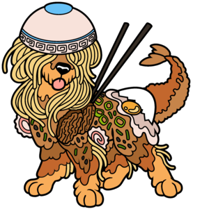 Cute fennec fox looking at you with a soft purple to pink gradient in the background